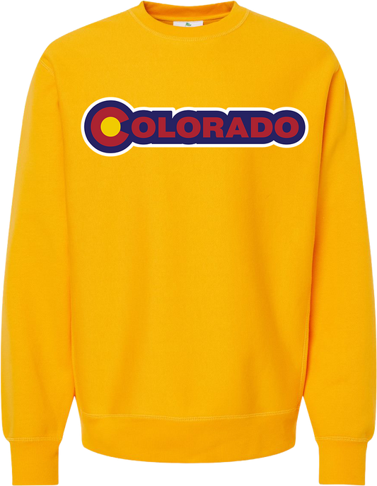 Colorado Gold Crew Neck - OVERSTOCK!